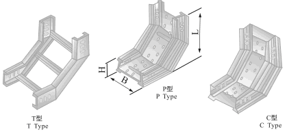 XQJ-LQJ-05BT, P, C型铝合金垂直下弯通